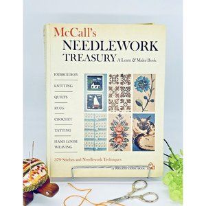 McCall's Needlework Treasury A Learn & Make Book Hardcover 1963 First Printing